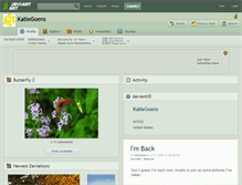 Tablet Screenshot of katiegoens.deviantart.com