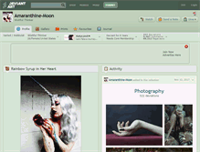 Tablet Screenshot of amaranthine-moon.deviantart.com