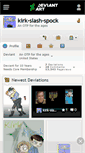 Mobile Screenshot of kirk-slash-spock.deviantart.com