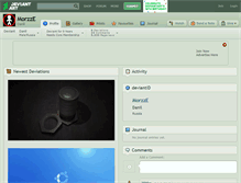 Tablet Screenshot of morzze.deviantart.com