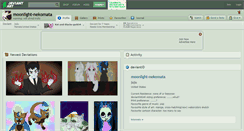 Desktop Screenshot of moonlight-nekomata.deviantart.com