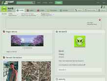 Tablet Screenshot of kovit.deviantart.com