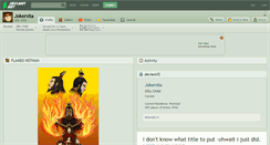 Desktop Screenshot of jokersita.deviantart.com
