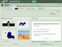 Tablet Screenshot of fuksja4.deviantart.com