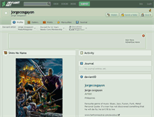 Tablet Screenshot of jorgecosgayon.deviantart.com