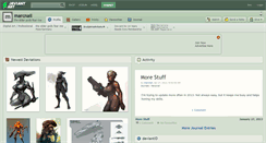 Desktop Screenshot of marcnail.deviantart.com