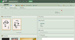 Desktop Screenshot of ngungoc.deviantart.com