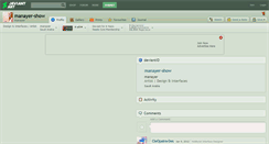 Desktop Screenshot of manayer-show.deviantart.com