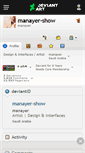 Mobile Screenshot of manayer-show.deviantart.com