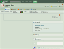Tablet Screenshot of manayer-show.deviantart.com