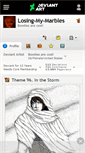 Mobile Screenshot of losing-my-marbles.deviantart.com