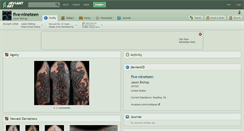 Desktop Screenshot of five-nineteen.deviantart.com