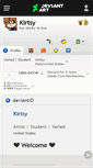 Mobile Screenshot of kirtsy.deviantart.com