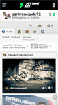 Mobile Screenshot of darkrenegade92.deviantart.com