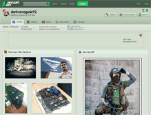 Tablet Screenshot of darkrenegade92.deviantart.com