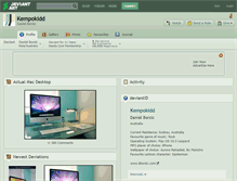 Tablet Screenshot of kempokidd.deviantart.com