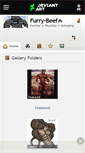 Mobile Screenshot of furry-beef.deviantart.com