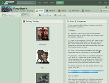 Tablet Screenshot of furry-beef.deviantart.com