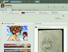 Tablet Screenshot of la-anime.deviantart.com