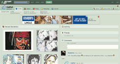 Desktop Screenshot of mathel.deviantart.com