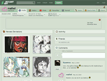 Tablet Screenshot of mathel.deviantart.com