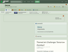 Tablet Screenshot of dmchat.deviantart.com