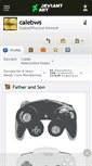 Mobile Screenshot of calebws.deviantart.com