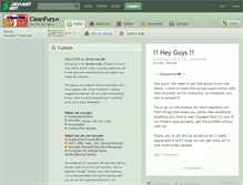 Tablet Screenshot of cleanfurs.deviantart.com