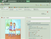 Tablet Screenshot of crizty-yumi.deviantart.com