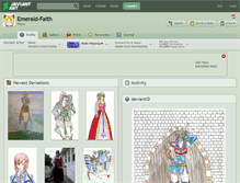 Tablet Screenshot of emerald-faith.deviantart.com