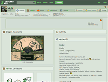 Tablet Screenshot of kiohl.deviantart.com