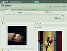 Tablet Screenshot of msjames.deviantart.com