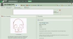 Desktop Screenshot of i-am-orange-socks.deviantart.com