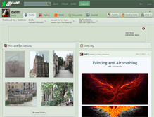 Tablet Screenshot of dalli1.deviantart.com