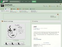 Tablet Screenshot of likeapuzzle.deviantart.com