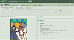 Desktop Screenshot of cyber09.deviantart.com