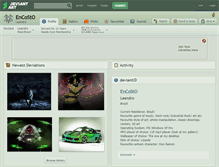 Tablet Screenshot of encosto.deviantart.com
