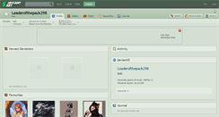 Desktop Screenshot of leaderofthepack298.deviantart.com
