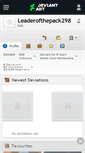 Mobile Screenshot of leaderofthepack298.deviantart.com