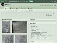 Tablet Screenshot of phenix2269.deviantart.com