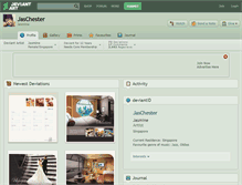 Tablet Screenshot of jaschester.deviantart.com
