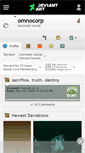 Mobile Screenshot of omnocorp.deviantart.com