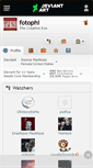 Mobile Screenshot of fotophi.deviantart.com