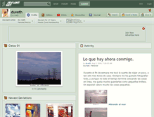 Tablet Screenshot of duveth.deviantart.com