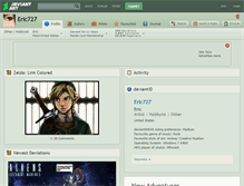 Tablet Screenshot of eric727.deviantart.com