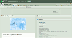 Desktop Screenshot of devious-smile.deviantart.com