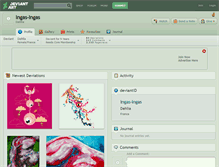 Tablet Screenshot of ingas-ingas.deviantart.com