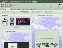Tablet Screenshot of flesh-odium.deviantart.com