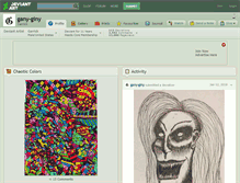Tablet Screenshot of gany-giny.deviantart.com