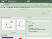 Tablet Screenshot of anti-karinfc.deviantart.com